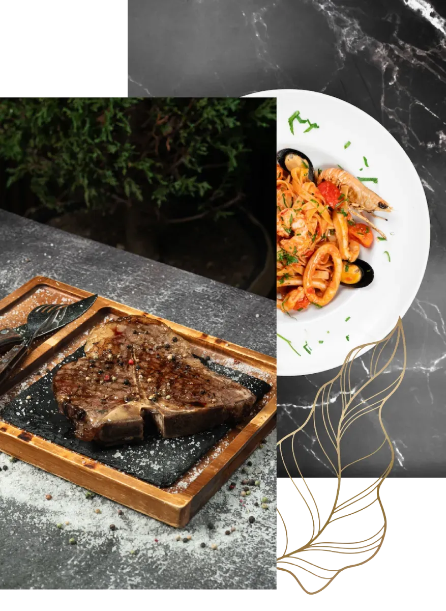 Gourmet dining and Angus steaks at George & Dragon Restaurant near Unirii Bucharest