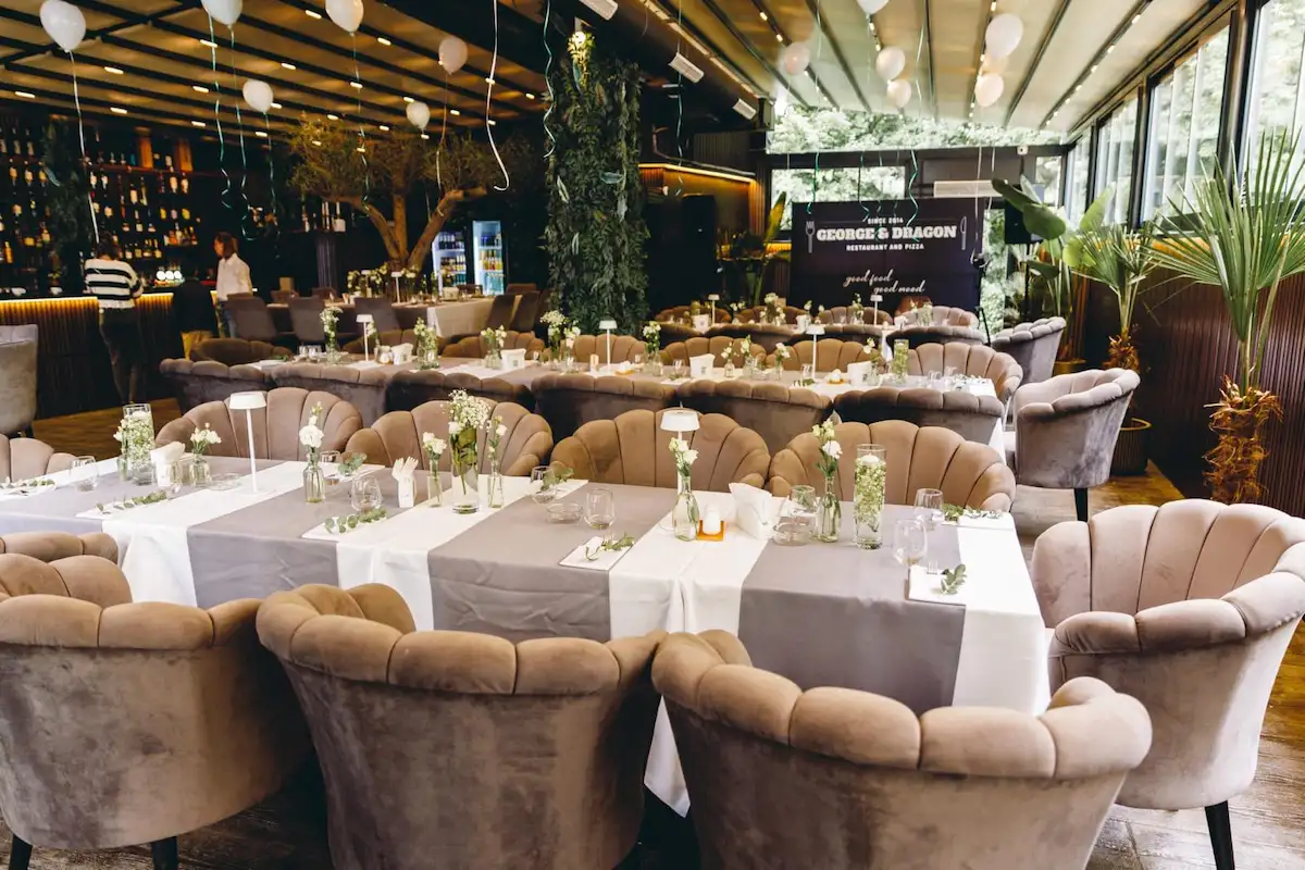 Private events on the terrace of George & Dragon Restaurant Bucharest, Str. Cuza Vodă 46 near Unirii
