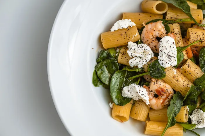Fresh Italian pasta and creamy risotto at George & Dragon Restaurant Unirii