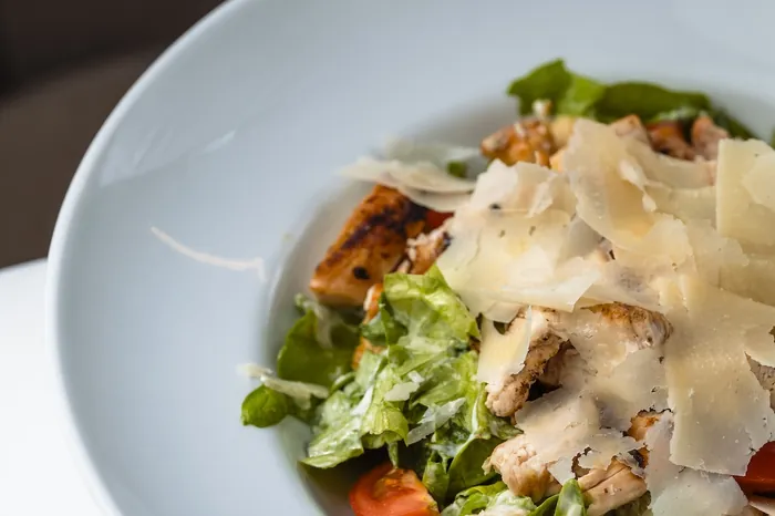Fresh gourmet salads at George & Dragon Restaurant near Piața Unirii